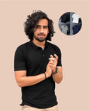 Poly Matte Solid Half Sleeves Mens Polo T-Shirt Pack Of 4
